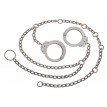 Waist Chain - Separated Cuffs - Nickel Finish