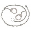 Waist Chain - Separated Cuffs - Nickel Finish
