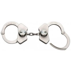 High Security - Chain Link Handcuff - Nickel Finish