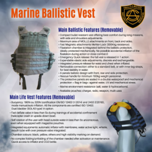 DIODON M3 BALLISTIC LIFE VEST