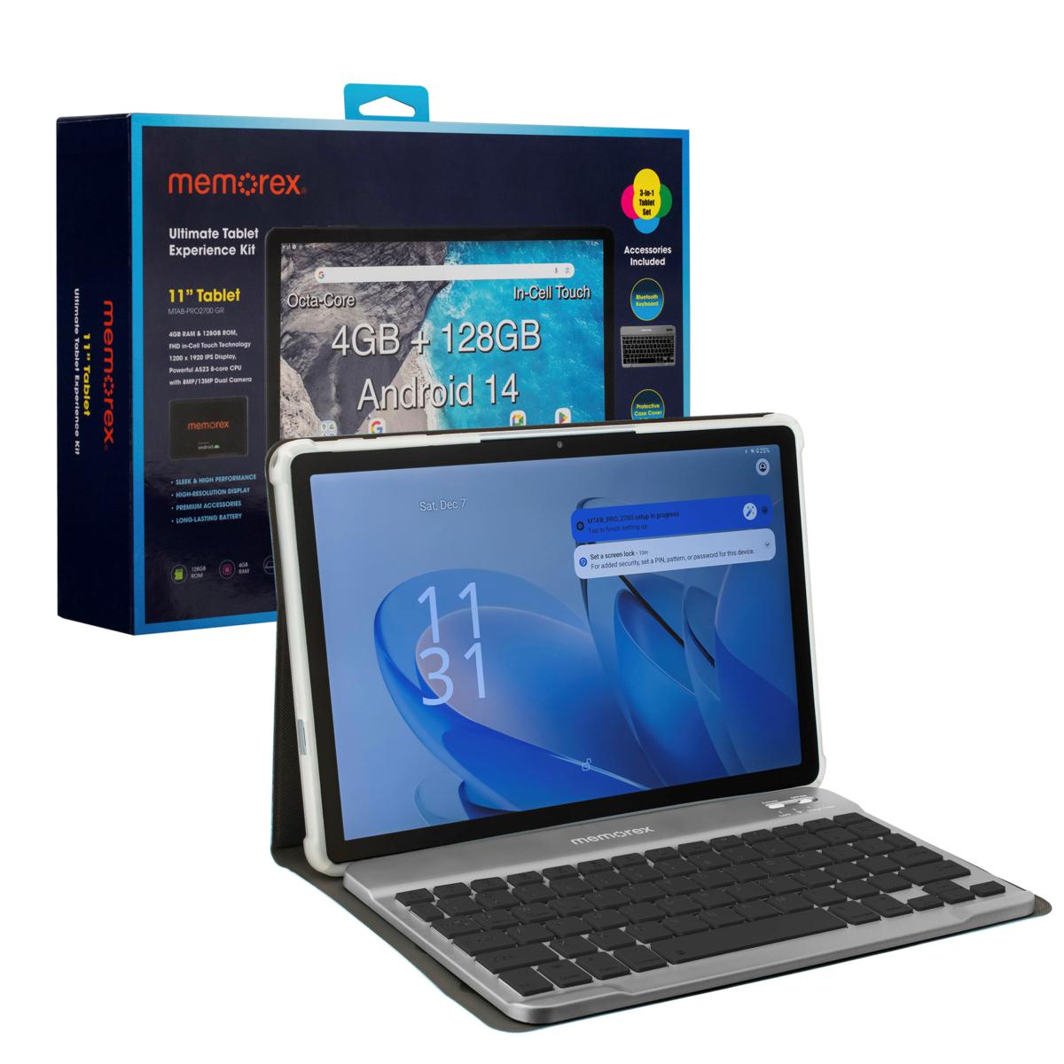 Memorex Tablet Bundle 11" Black