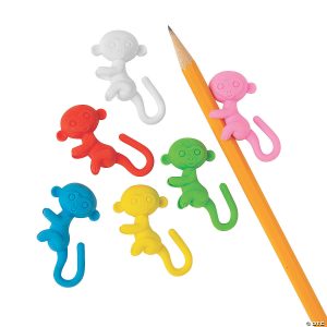 Oriental Trading Monkey Pencil-Hugger Erasers