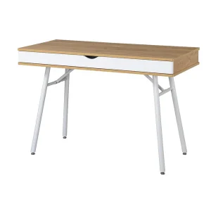 Techni Mobili Modern Multi Storage Computer Desk with Storage - Pine