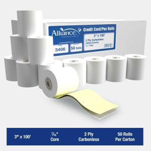 Receipt Paper Roll 2 Ply