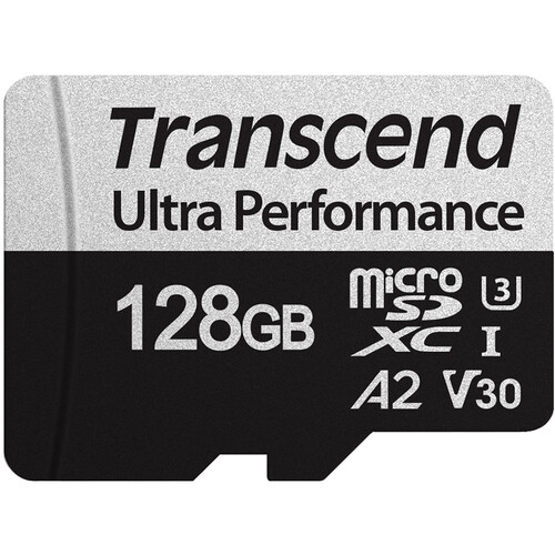 Transcend 340S - flash memory card - 128 GB - microSDXC
