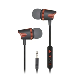 Unno Tekno Earbuds SoulBuds 3.5mm with MIC - Red - HS7009RD