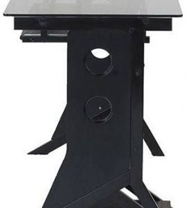 Xtech Desk Black w/Tempered Glass Top CT-1211